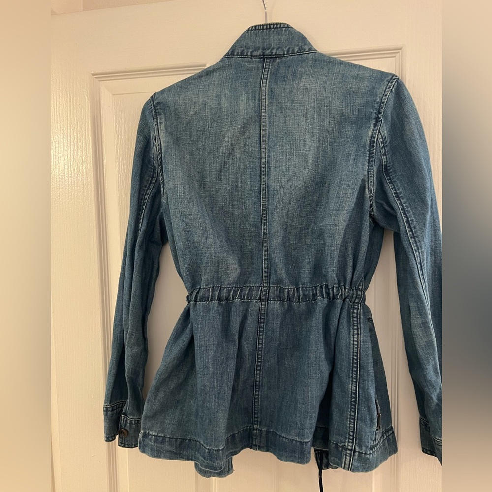 Classic Gap 1969 Drawstring Blue Jean Jacket